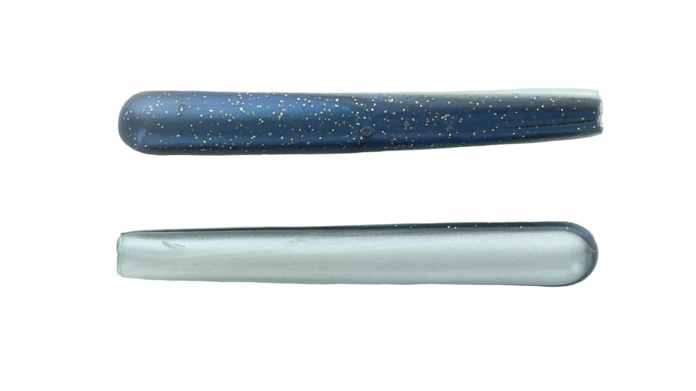 Mutiny Baits 4 1/2in Deep Blue Series Tube, 25pk. Crystal Minnow, back-blue pearl gold flk./belly- pearl, 340-MB440-25