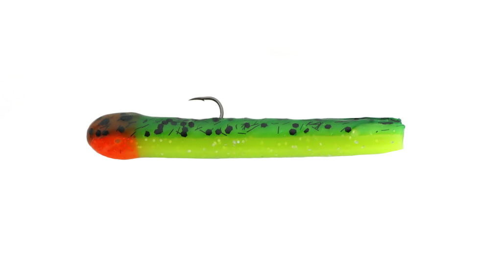 Mutiny Baits Deep Blue Series Tube Pre-Rigged Tube, 2, 4 1/2in, Fire Tiger, 341-MB452