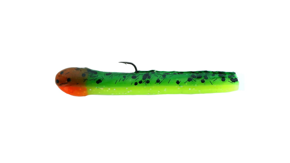 Mutiny Baits Deep Blue Series Tube Pre-Rigged Tube, 2, 4 1/2in, Fire Tiger, 342-MB452