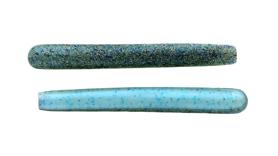 Mutiny Baits 5 1/2in Deep Blue Series Tube, 25pk., Booty back-smoke w/ blu,gold,blk/belly-blue pearl sapphire flk., 350-MB441-25