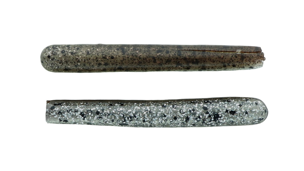 Mutiny Baits Deep Blue Series Tube, 5, 4 1/2in, Smokey Brown-Black Flake-Silver Belly, 340-MB445