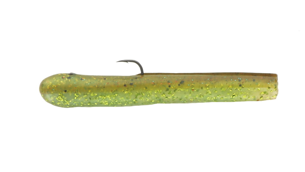 Mutiny Baits Deep Blue Series Tube Pre-Rigged Tube, 2, 4 1/2in, Changeable Flash, back-changeable/belly-chart flk, 341-MB443