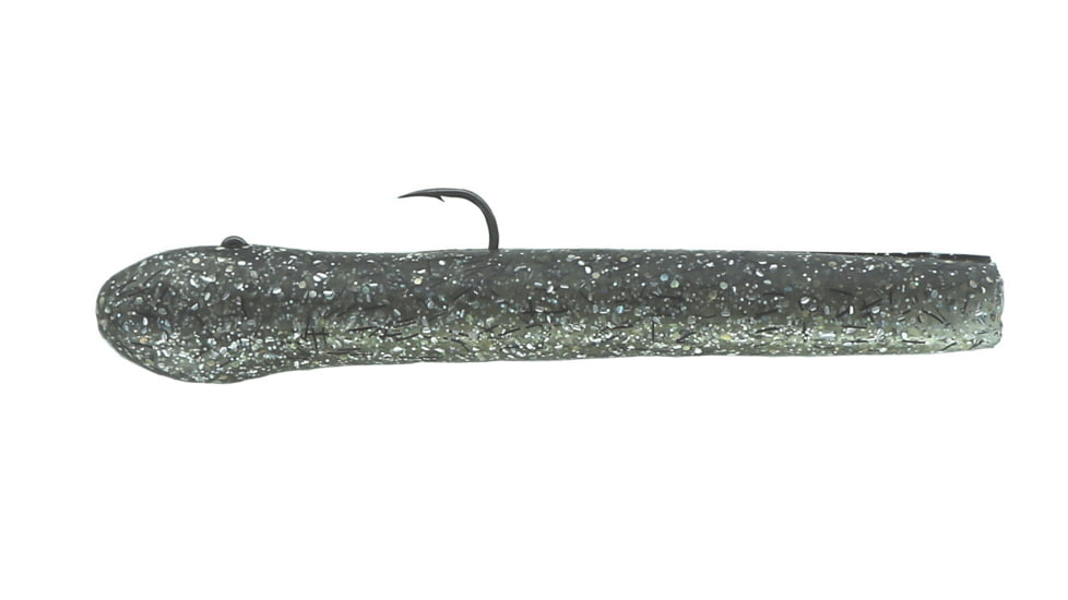 Mutiny Baits Deep Blue Series Tube Pre-Rigged,4 1/2in,5/8 oz.,2pk.,American Shad,bck-smk, gld, slvr holo flk/belly-clear,gld,slvr hol, 342-MB446