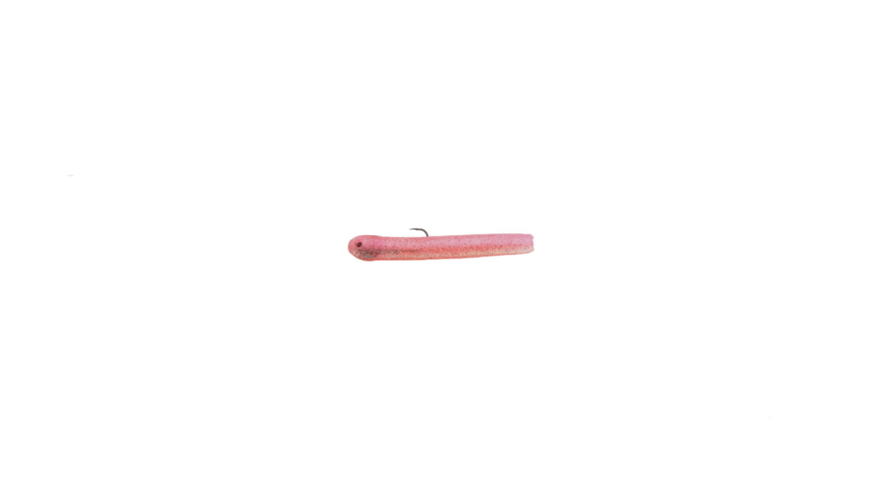 Mutiny Baits Deep Blue Series Tube Pre-Rigged Tube, 2, 5 1/2in, Bubblicious, back-bubble gum/belly-clear w/red, gold flk, 351-MB442