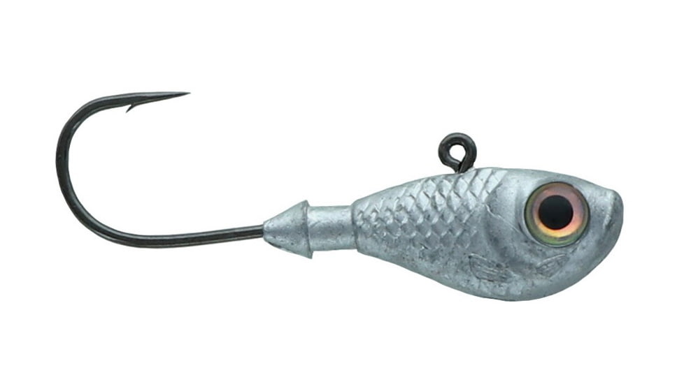 Mutiny Baits Jig Heads 1oz. Lead Head Jig, 2pk., 3/0 Minnow Head, w/pearl eyes, 300-MB203