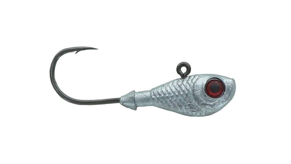 Mutiny Baits Jig Heads 3/8oz. Lead Head Jig, 3pk., 2/0 Minnow Head, w/red eyes, 300-MB401