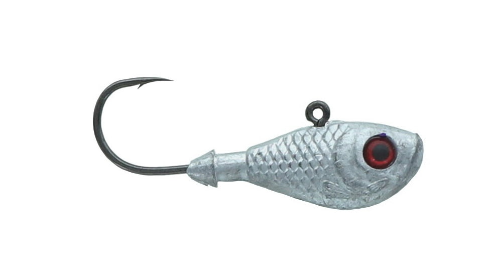 Mutiny Baits Jig Heads 5/8oz. Lead Head Jig, 3pk., 2/0 Minnow Head, w/red eyes, 300-MB402