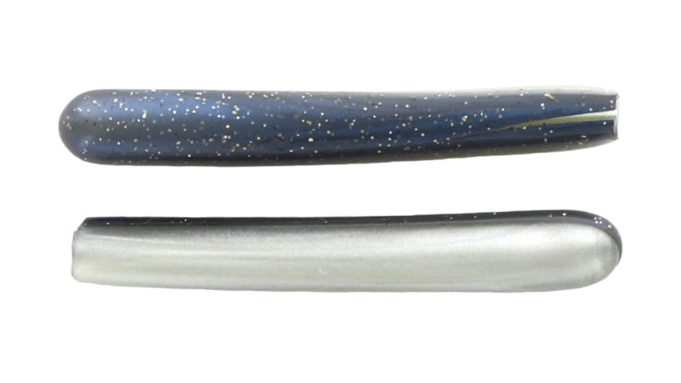 Mutiny Baits Mutiny Baits 330-MB440-25 3 1/2in Deep Blue Series Tube, 25pk. Crystal Minnow, back-blue pearl gold flk./belly- pearl, 330-MB440-25