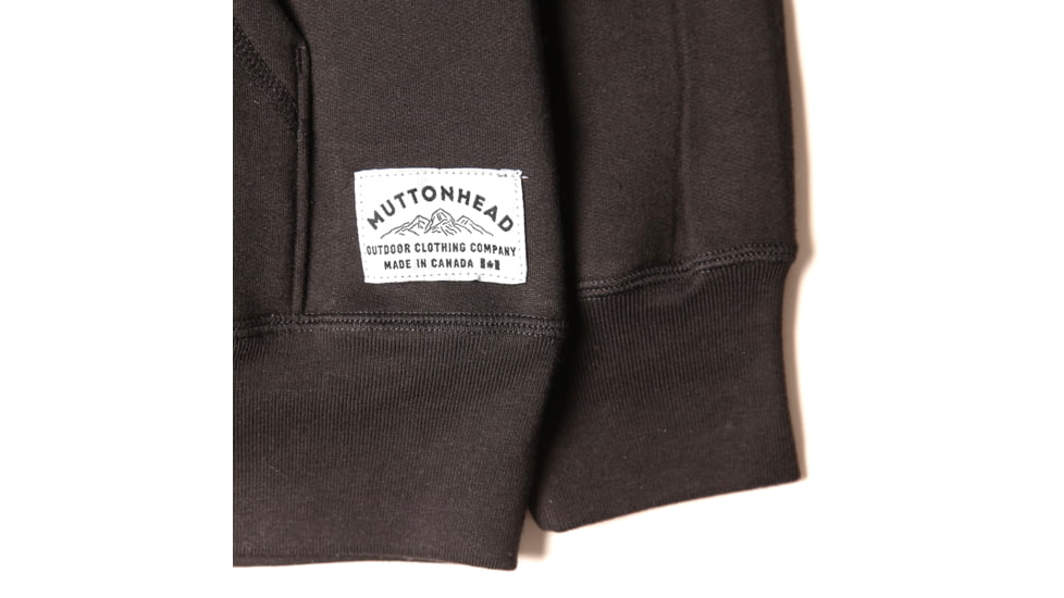 Muttonhead Cabin Hoodie, Black, Extra Small, 3007-Black-XS