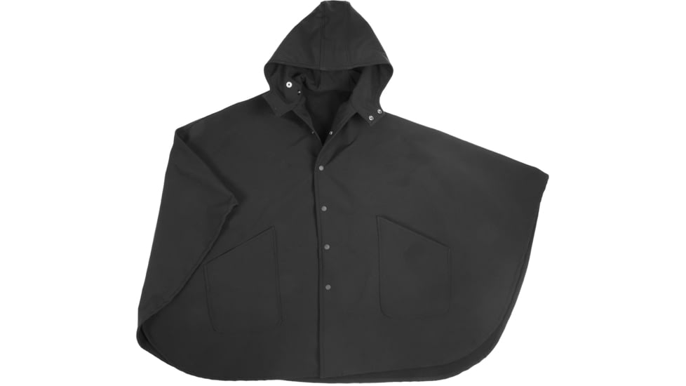 Muttonhead Waterproof Poncho, Black, One Size, 6004-Black-O/S