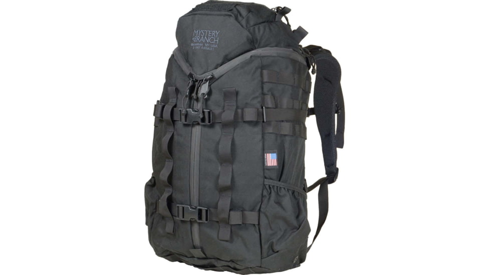 Mystery Ranch 3 Day Assault CL Daypack, Black, Large/Extra Large, 110020-001-45
