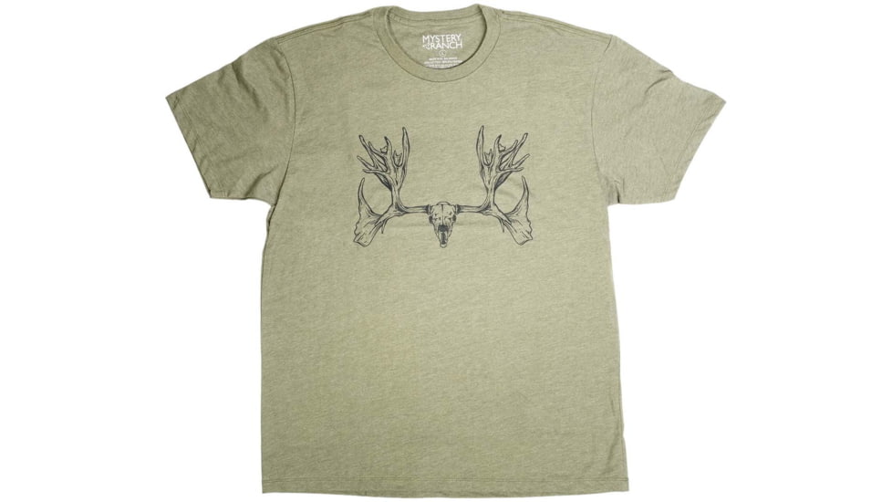 Mystery Ranch Cervalces Scotti Tee - Mens, Military Heather, Large, 113106-336-40