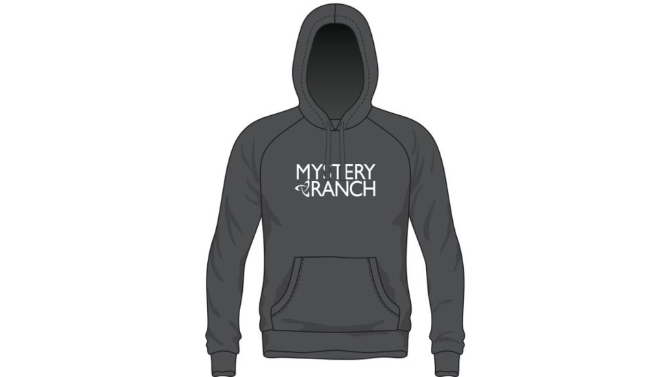 Mystery Ranch Logo Hoody - Mens, Charcoal, Small, 88-00-000065
