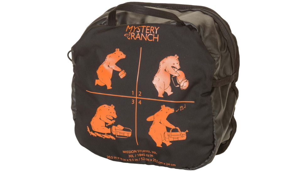 Mystery Ranch Mission Stuffel 30L Backpack, Black, One Size, 112502-001-00