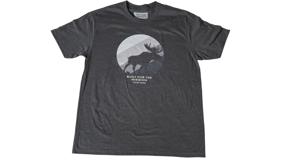 Mystery Ranch Moose Gradient T-Shirt - Mens, Charcoal Heather, 2XL, 112753-15-XXL