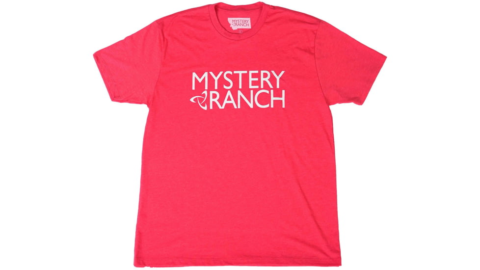 Mystery Ranch MR Logo T-Shirt, Red Heather, Extra Large, 112592-606-50