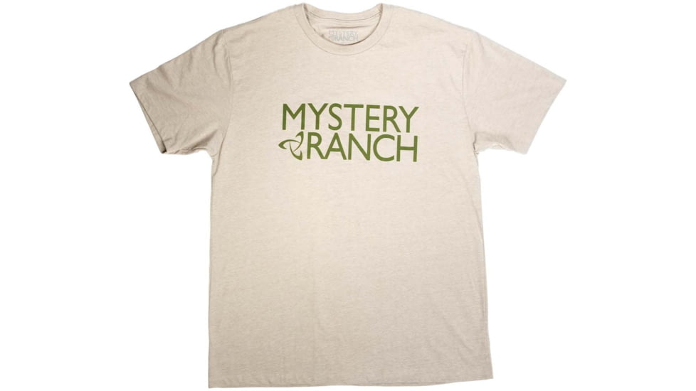 Mystery Ranch MR Logo T-Shirts - Mens, Oatmeal Heather, Large, 112592-252-40