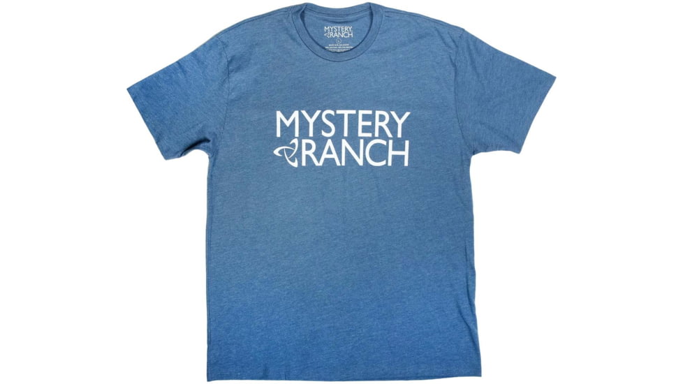 Mystery Ranch MR Logo T-Shirts - Men's, Sailor Blue Heather, Extra Large, 112592-442-50