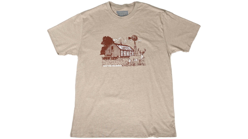 Mystery Ranch Mystery Barn T-Shirt, Oatmeal Heather, Medium, 112882-252-30