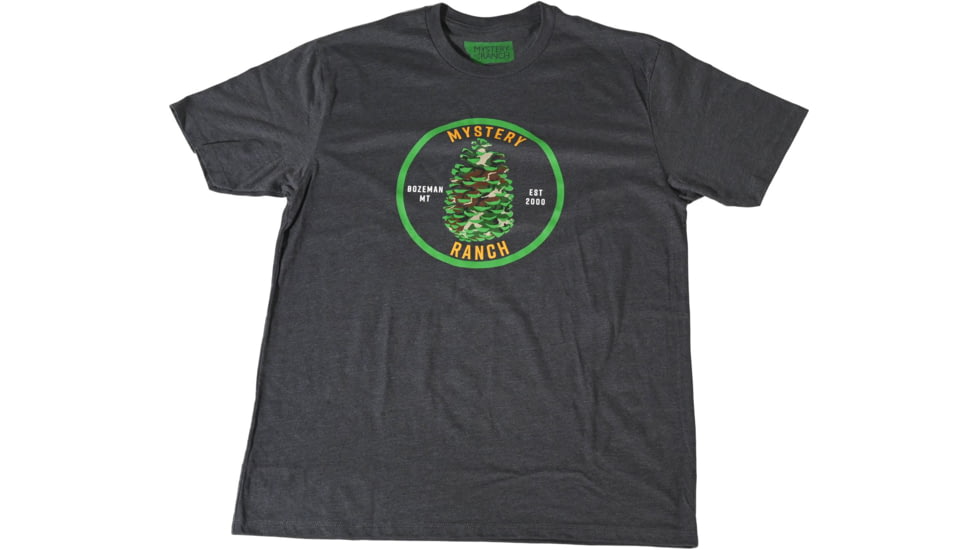 Mystery Ranch Pinecone T-Shirt - Mens, Charcoal Heather, 2XL, 112752-15-XXL
