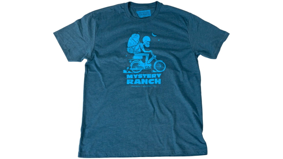 Mystery Ranch Speed Kills T-Shirt - Mens, Steel Blue Heather, Large, 112667-438-40