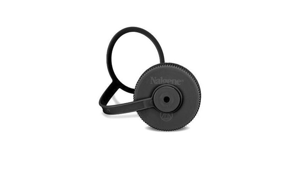 Nalgene 16oz W/M Rep. Loop Cap BULK, Black, Black, NAL-2180-0016
