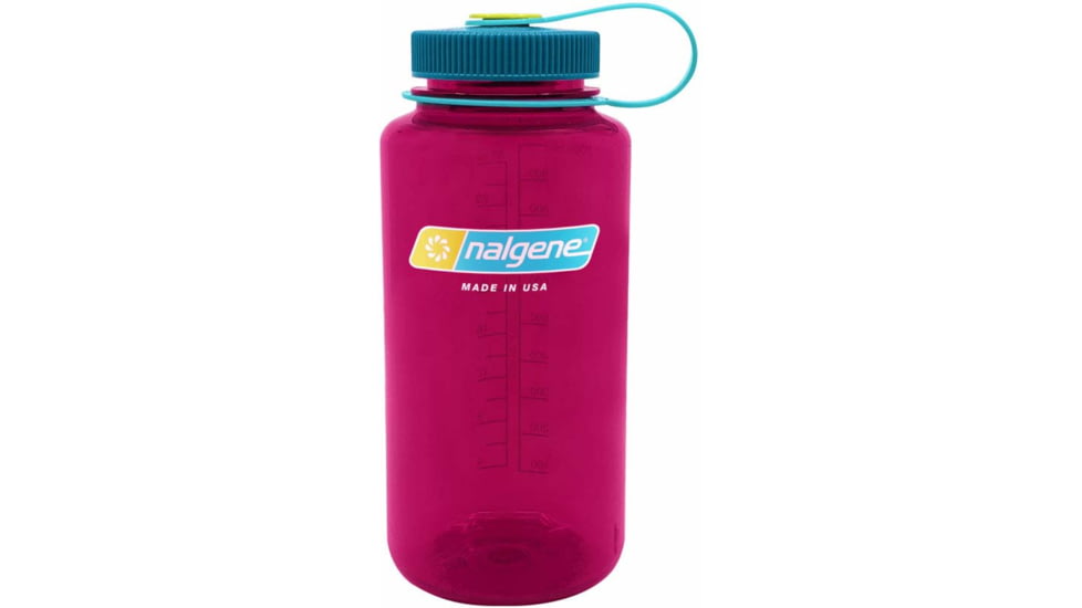 Nalgene Everyday Water Bottle Wide Mouth, 1 Quart, Eggplant, 2178-2074