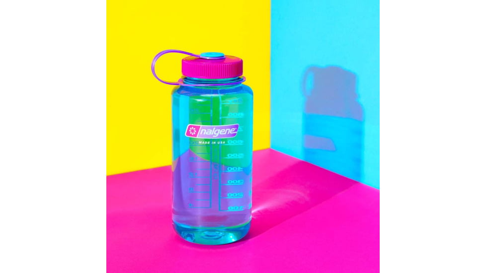 Nalgene Everyday Water Bottle Wide Mouth, 1 Quart, Surfer, 2178-2076