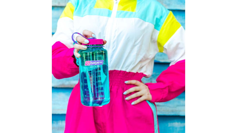 Nalgene Everyday Water Bottle Wide Mouth, 1 Quart, Surfer, 2178-2076