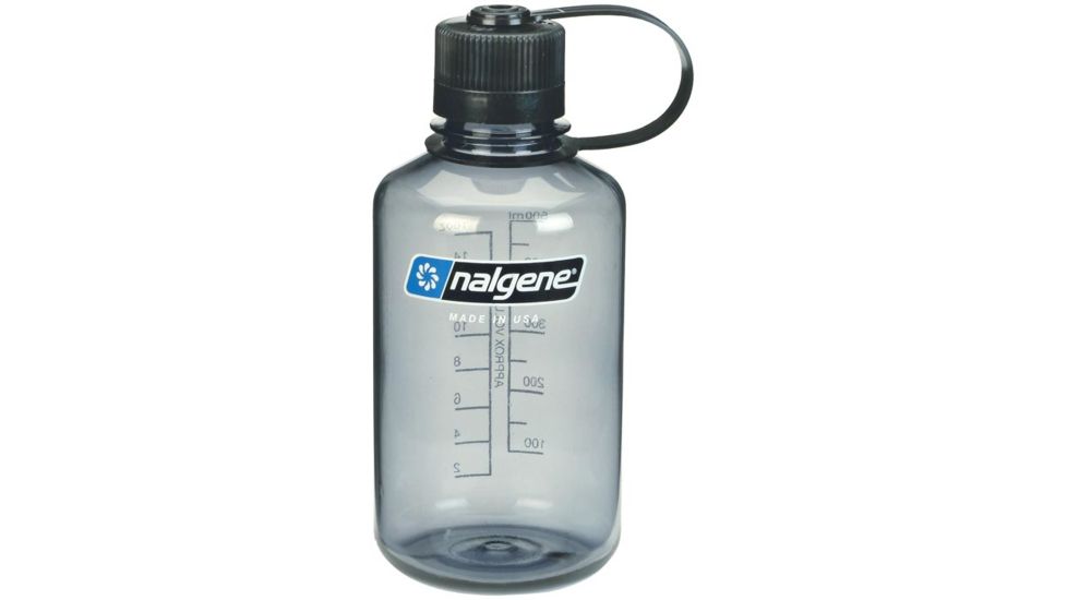 Nalgene Nm 1 Pt Gray W/black Lid 2078-2030