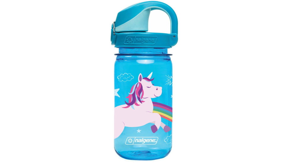 Nalgene On-The-Fly Kids Sustain Bottle w/Graphic, 12 oz, Fantastical Unicorn, 12oz, 1263-0037