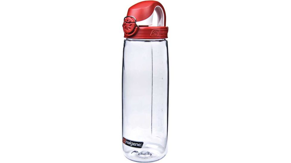 Nalgene Otf Clear W/red &amp; White Cap 5565-1024