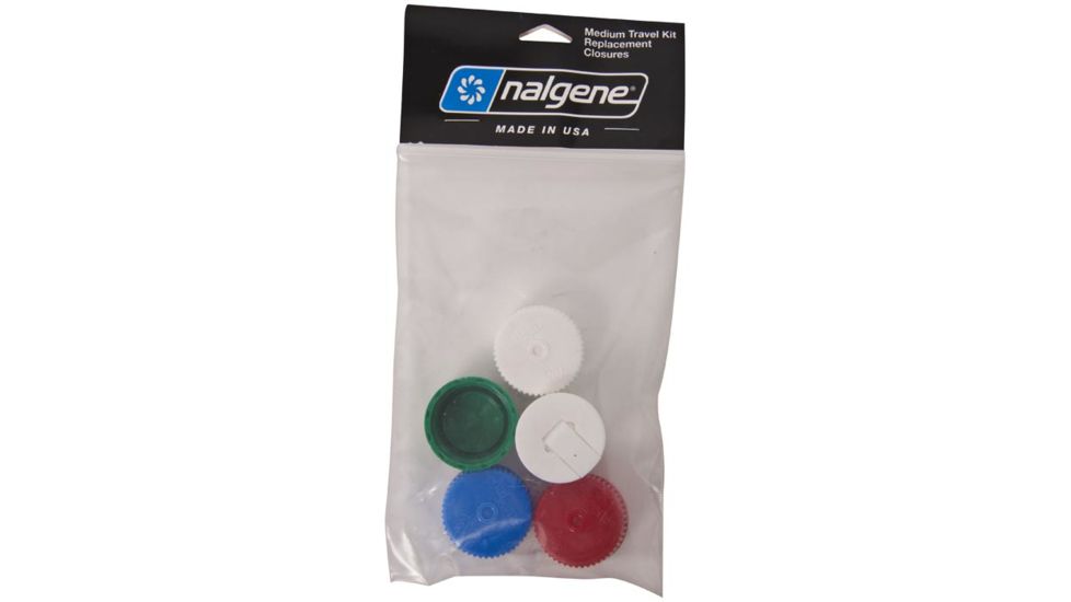Nalgene Travel Kit Replacement Caps 2570-0001