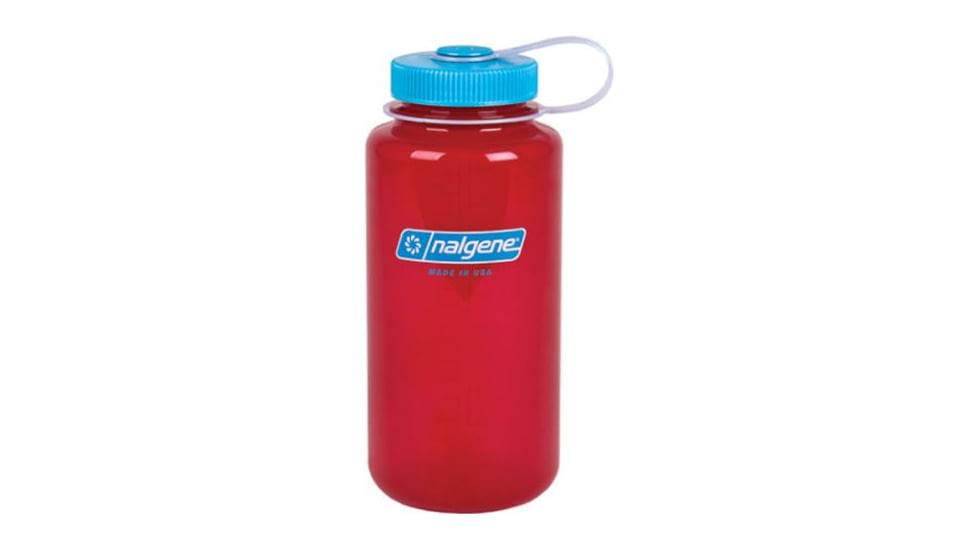 Nalgene 32oz Wide Mouth Bottle, Berry with Blue Pearl, 341834