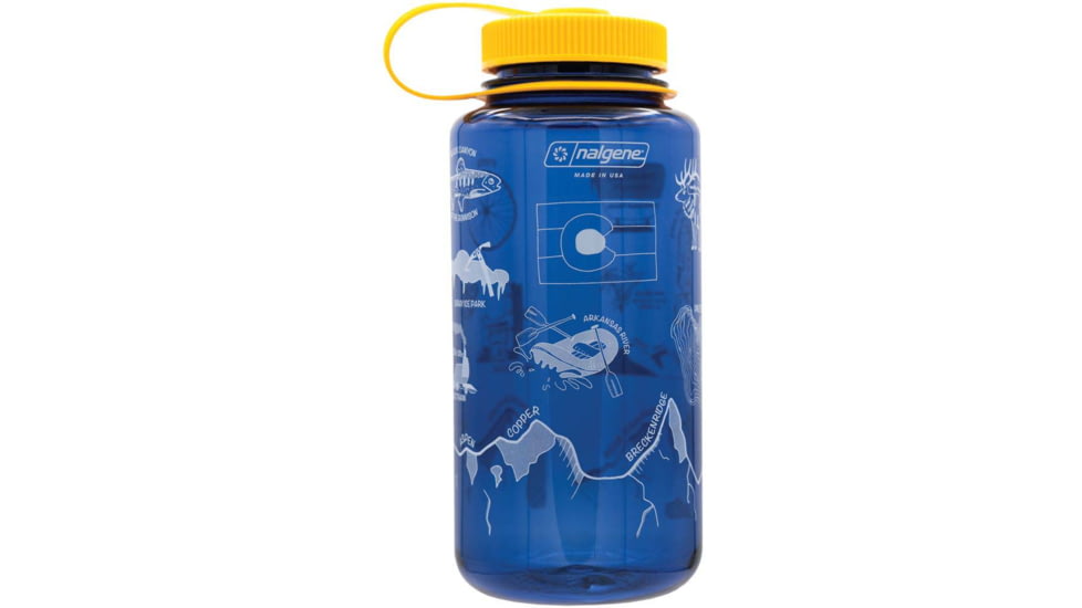 Nalgene Wide Mouth Bottle Sleeve, 32 oz, Colorado State Denim, 32oz, 621797