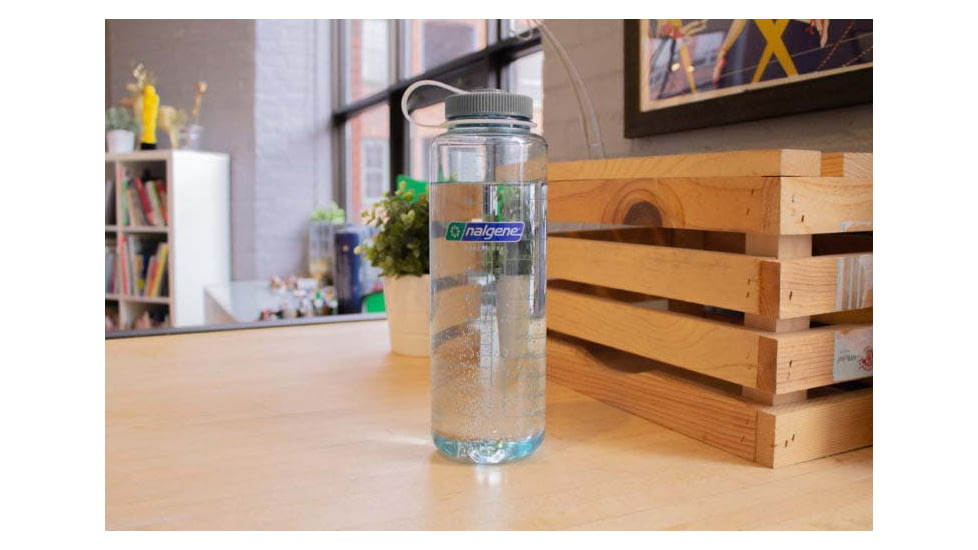 Nalgene Wide Mouth Sustain Silo Bottle, 48oz, Seafoam, 48oz, 2020-0548