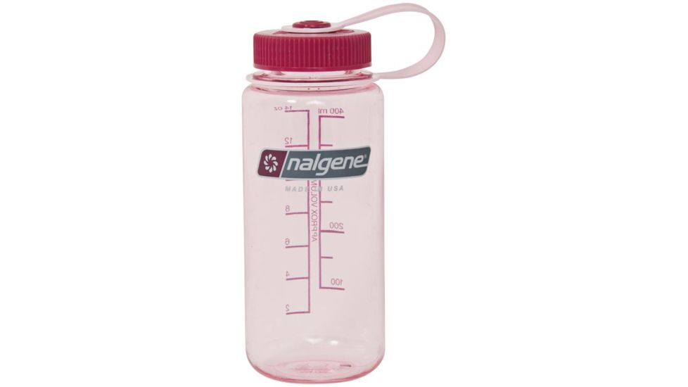 Nalgene Wm 1 Pt Clear Pink W/pink Lid 2178-2216