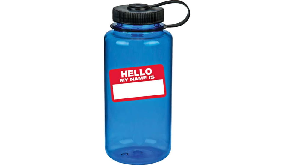Nalgene 32oz Wide Mouth Bottle, Blue Flow, 570087