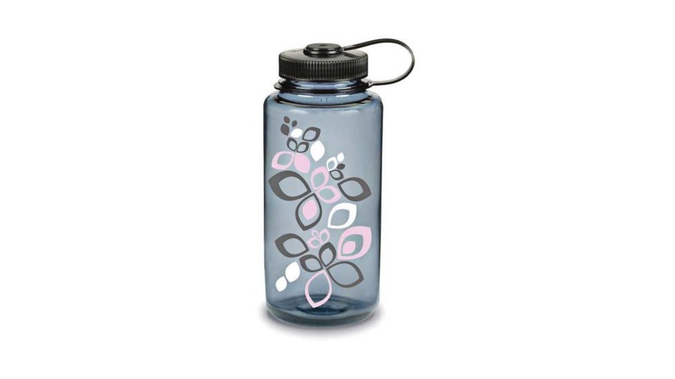 Nalgene 32oz Wide Mouth Bottle, Gray Pink Bloom, 570092