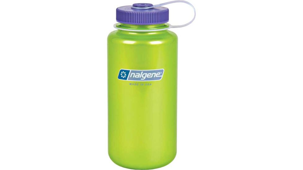 Nalgene 32oz Wide Mouth Bottle, Pink/Pink Lid, 341825