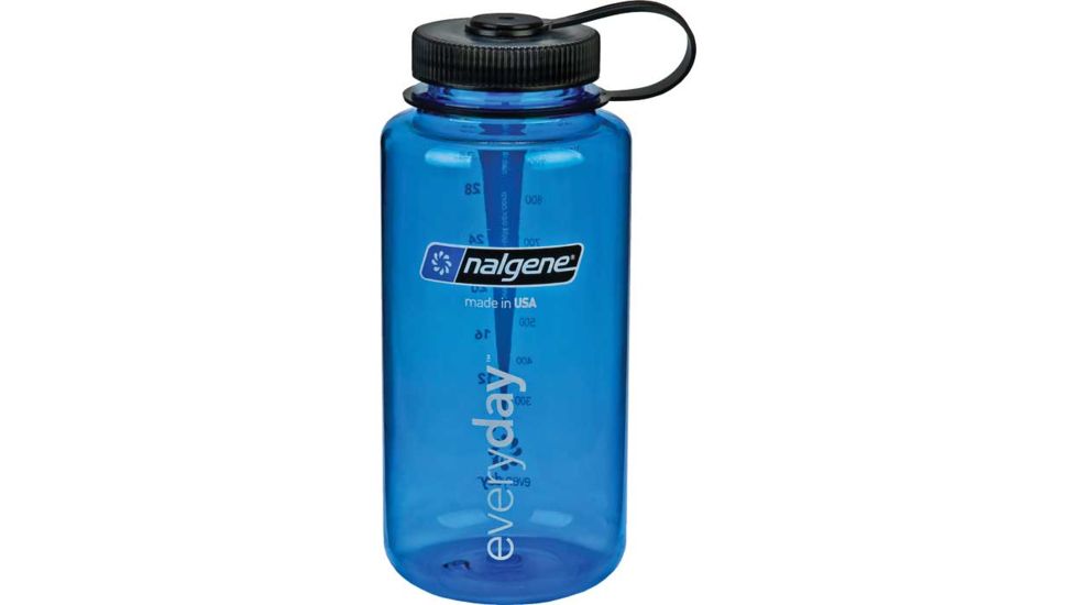 Nalgene 32oz Wide Mouth Bottle, Pink/Pink Lid, 341825
