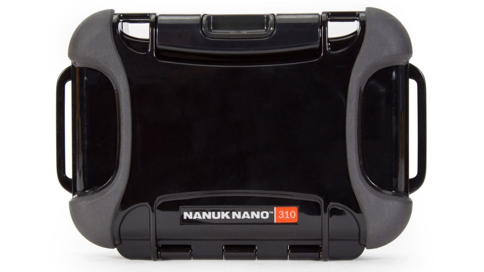 Nanuk 310 Nano Small Protective Case,5.9x4.3x1.7in, Black, 310S-000BK-0A0