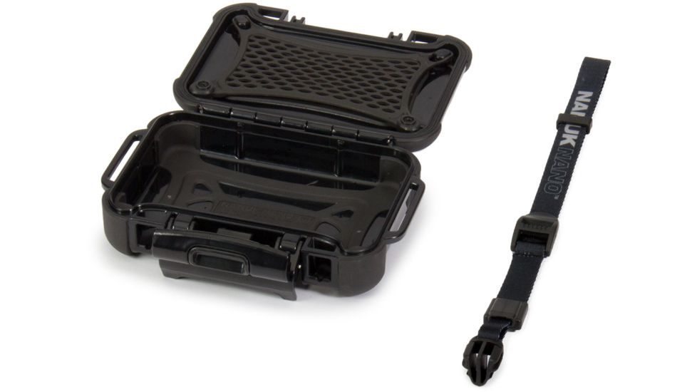 Nanuk 310 Nano Small Protective Case,5.9x4.3x1.7in, Black, 310S-000BK-0A0