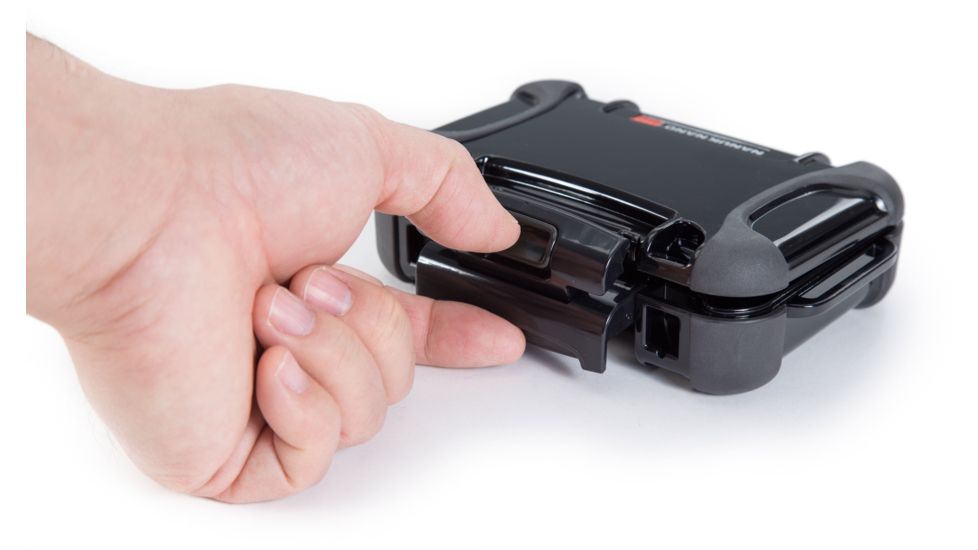 Nanuk 310 Nano Small Protective Case,5.9x4.3x1.7in, Black, 310S-000BK-0A0