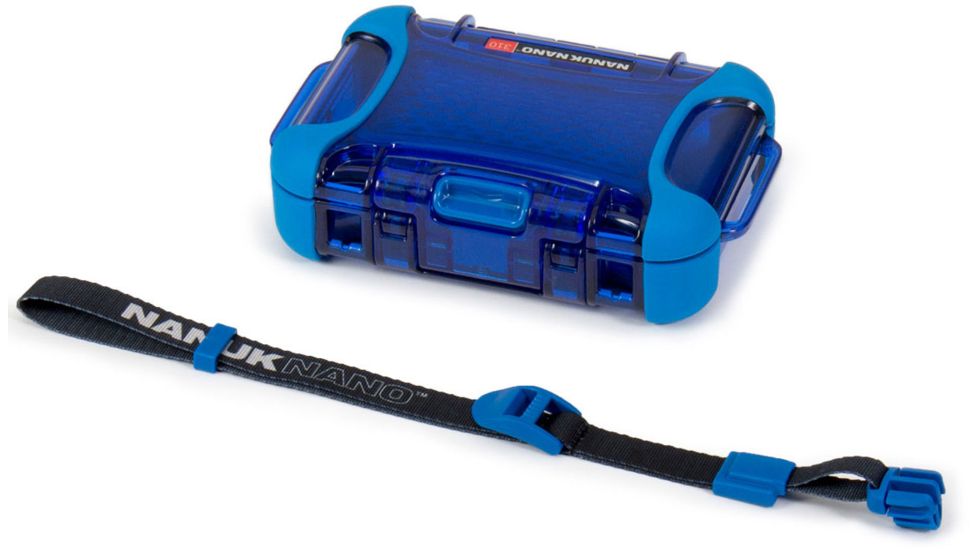 Nanuk 310 Nano Small Protective Case,5.9x4.3x1.7in,Blue, 310S-000BL-0A0