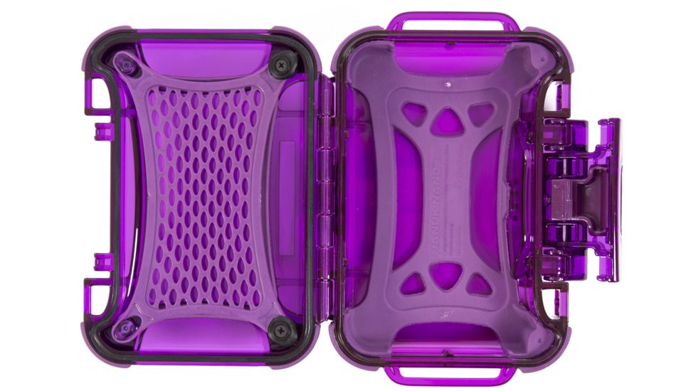 Nanuk 310 Nano Small Protective Case,5.9x4.3x1.7in, Purple, 310S-000PR-0A0