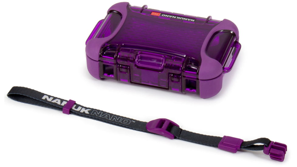 Nanuk 310 Nano Small Protective Case,5.9x4.3x1.7in, Purple, 310S-000PR-0A0