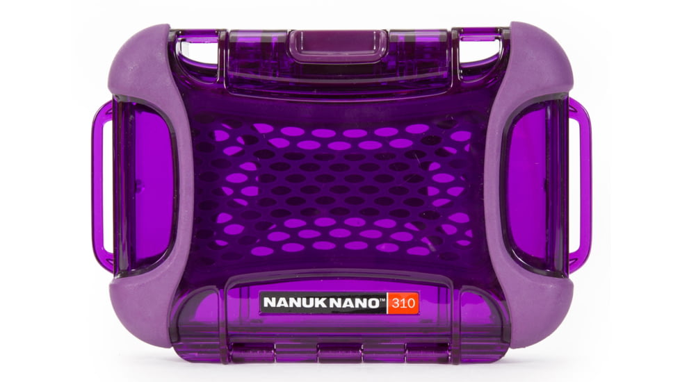 Nanuk 310 Nano Small Protective Case,5.9x4.3x1.7in, Purple, 310S-000PR-0A0