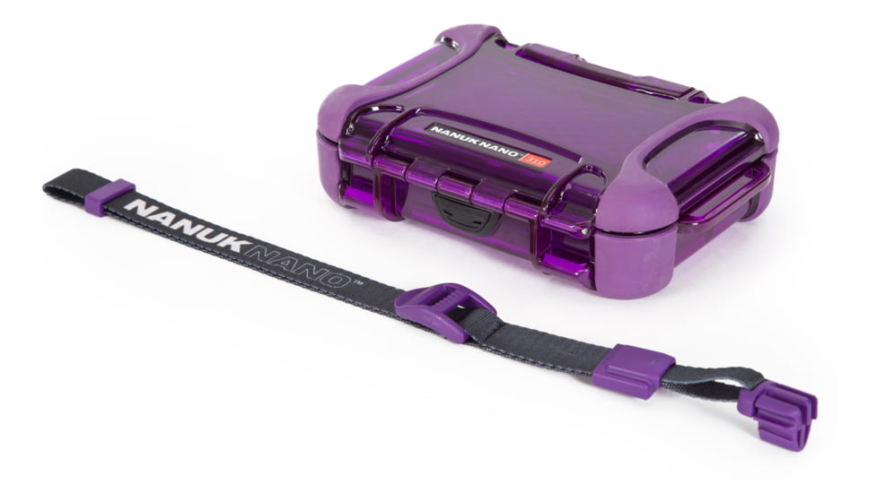 Nanuk 310 Nano Small Protective Case,5.9x4.3x1.7in, Purple, 310S-000PR-0A0