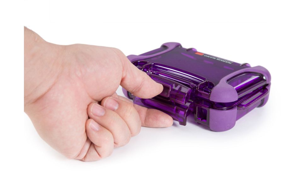 Nanuk 310 Nano Small Protective Case,5.9x4.3x1.7in, Purple, 310S-000PR-0A0
